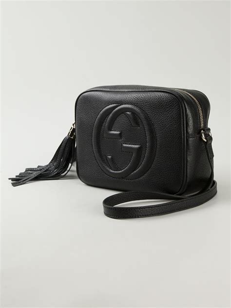 gucci black cross body bags